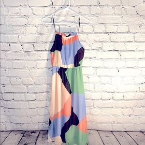 Banana  Republic XS 🍌 Colorful Geometric Print Dress